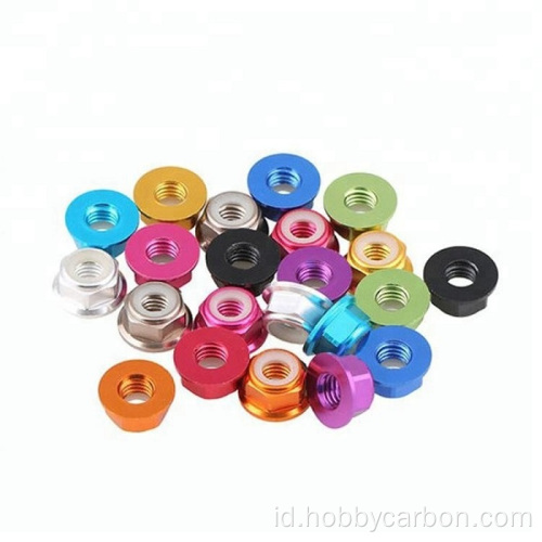 M2-M16 Berwarna Nylon Lock Nut